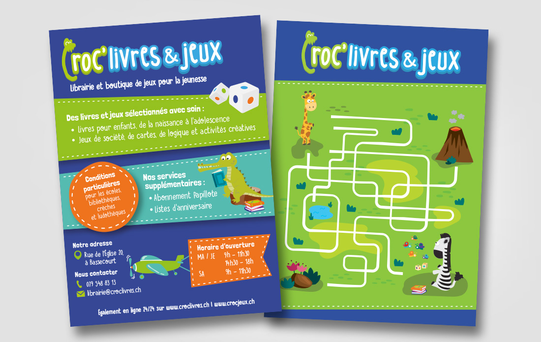 Flyer Croc'livres & jeux