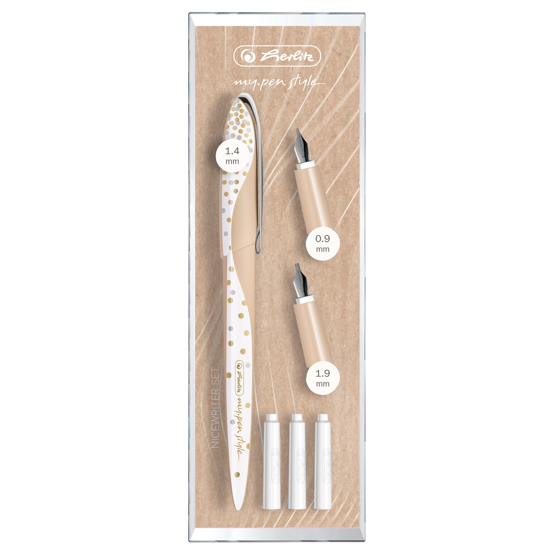 Stylo plume Pure Glam HERLITZ