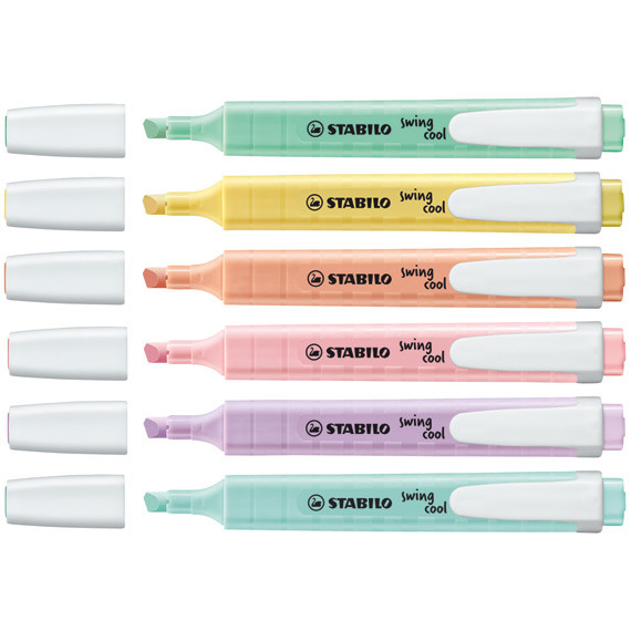 Stabilo Swing cool pastel - 6 pièces