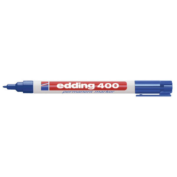 Marqueur EDDING permanent bleu 400