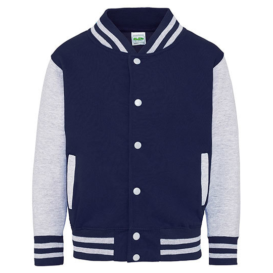 Veste varsity marine