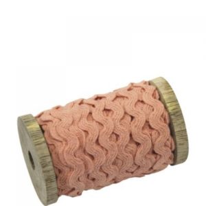 Ruban en dentelle wave coraïl Artoz