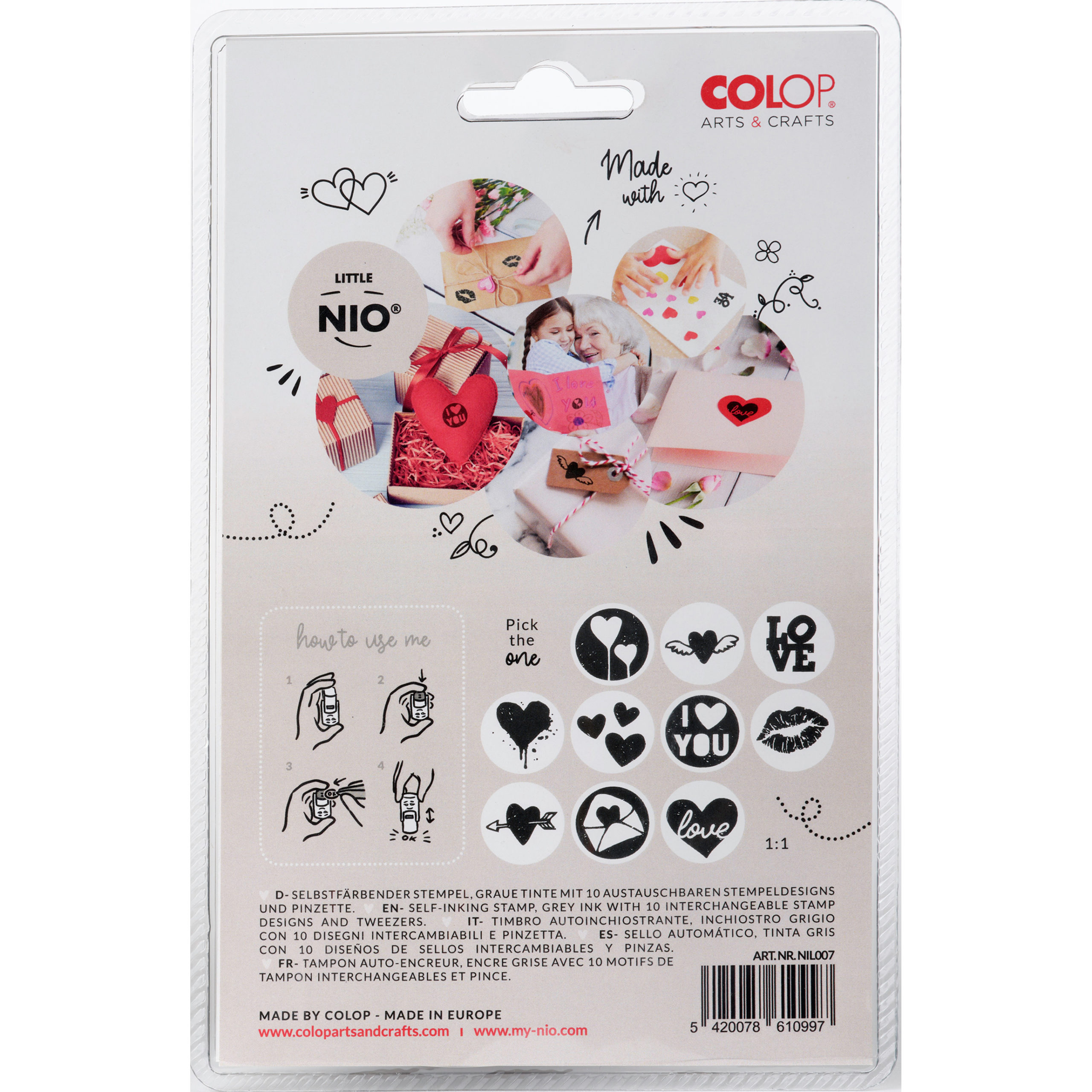 COLOP Tampo 154843 Little NIO Handmade Love