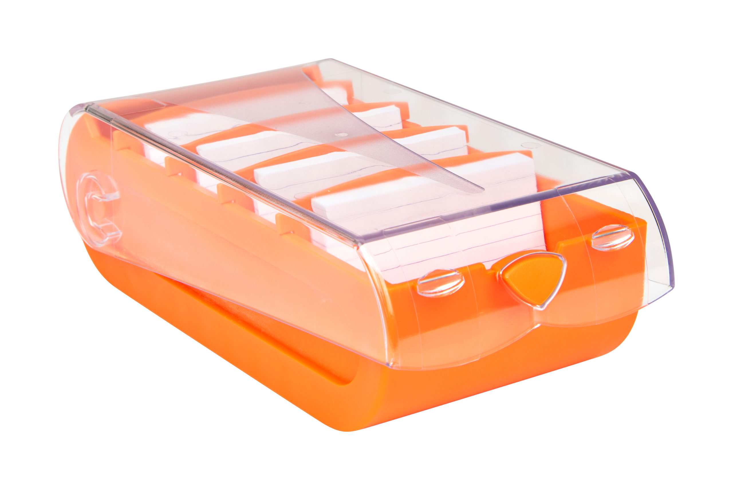 BIELLA Caisse de fiches Bunny Box A7 orange 250x132x85mm