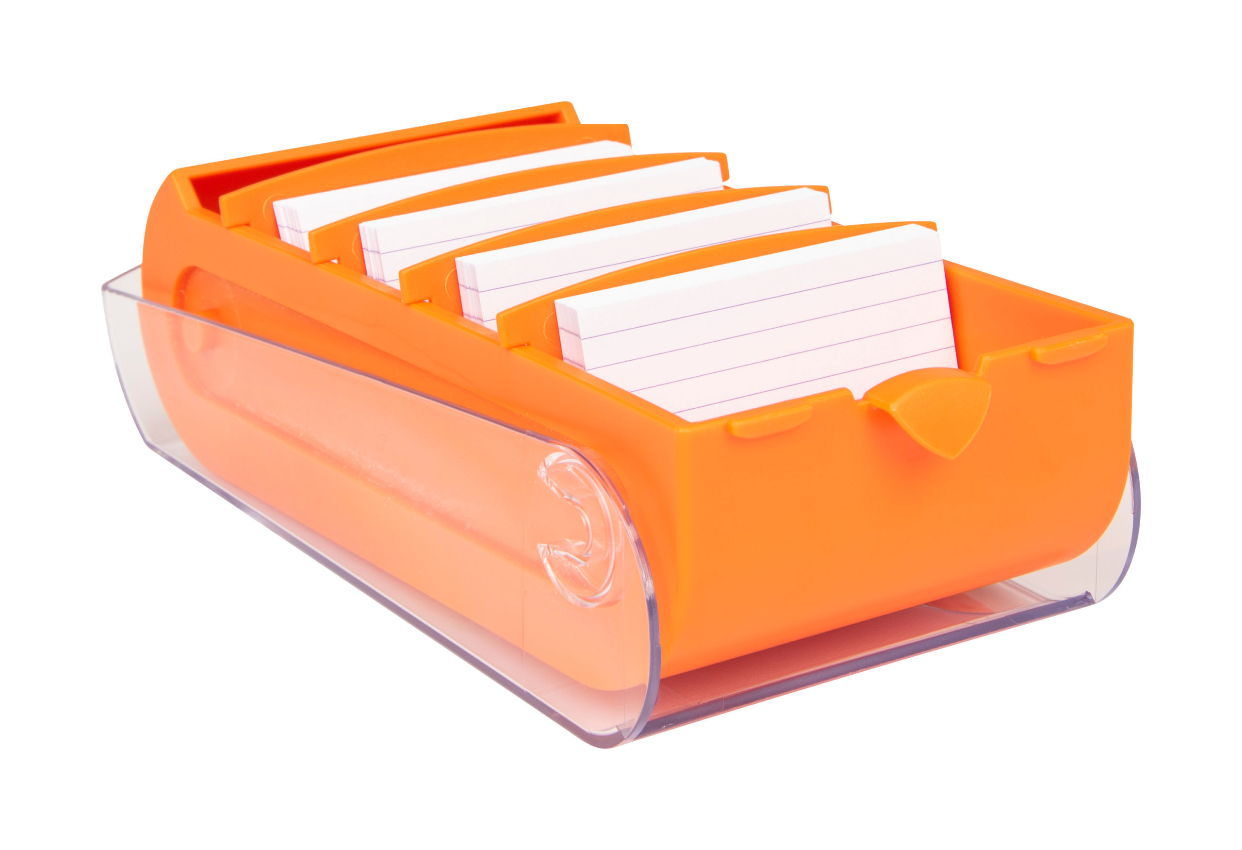 BIELLA Caisse de fiches Bunny Box A7 orange 250x132x85mm