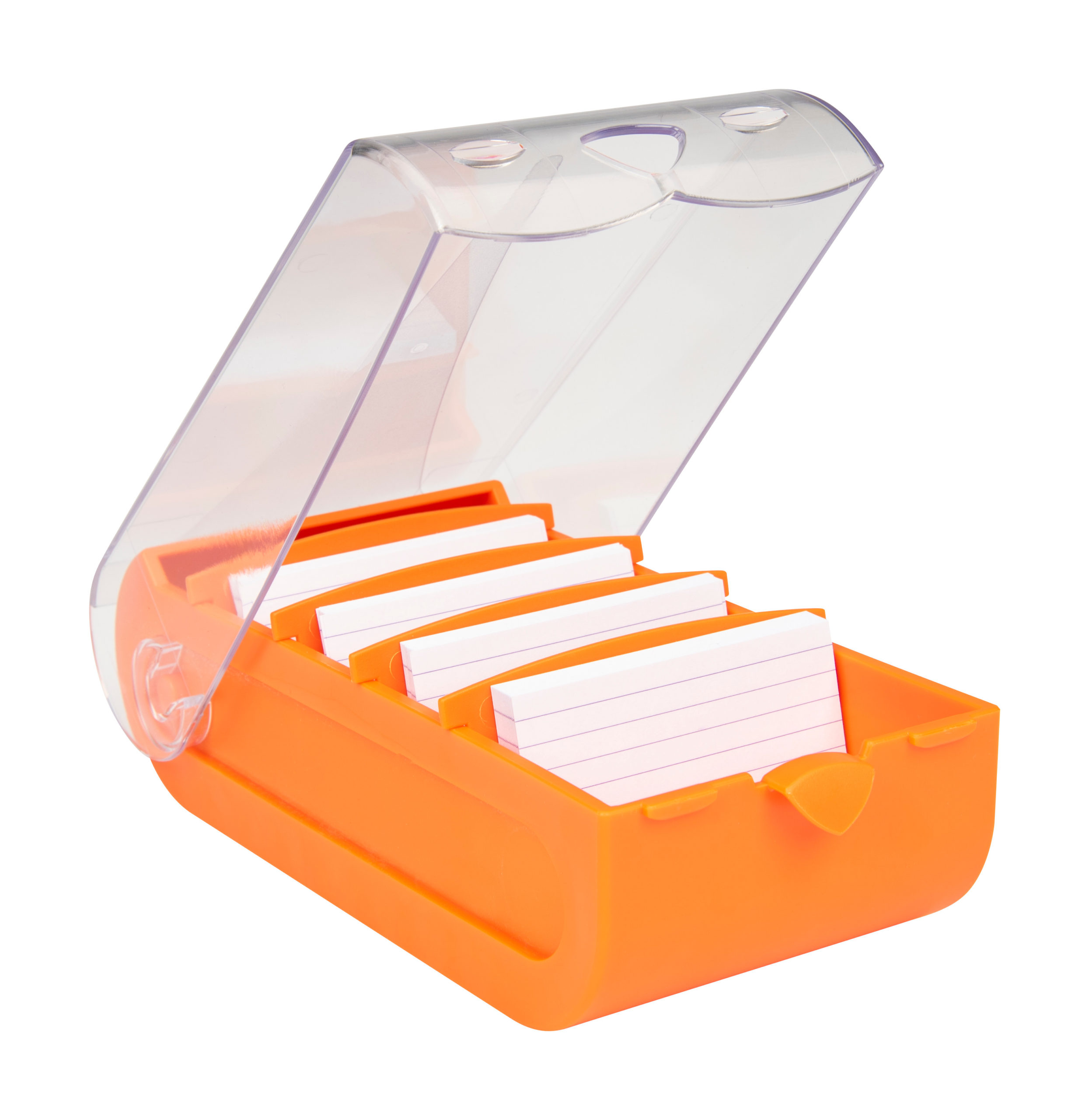 BIELLA Caisse de fiches Bunny Box A7 orange 250x132x85mm