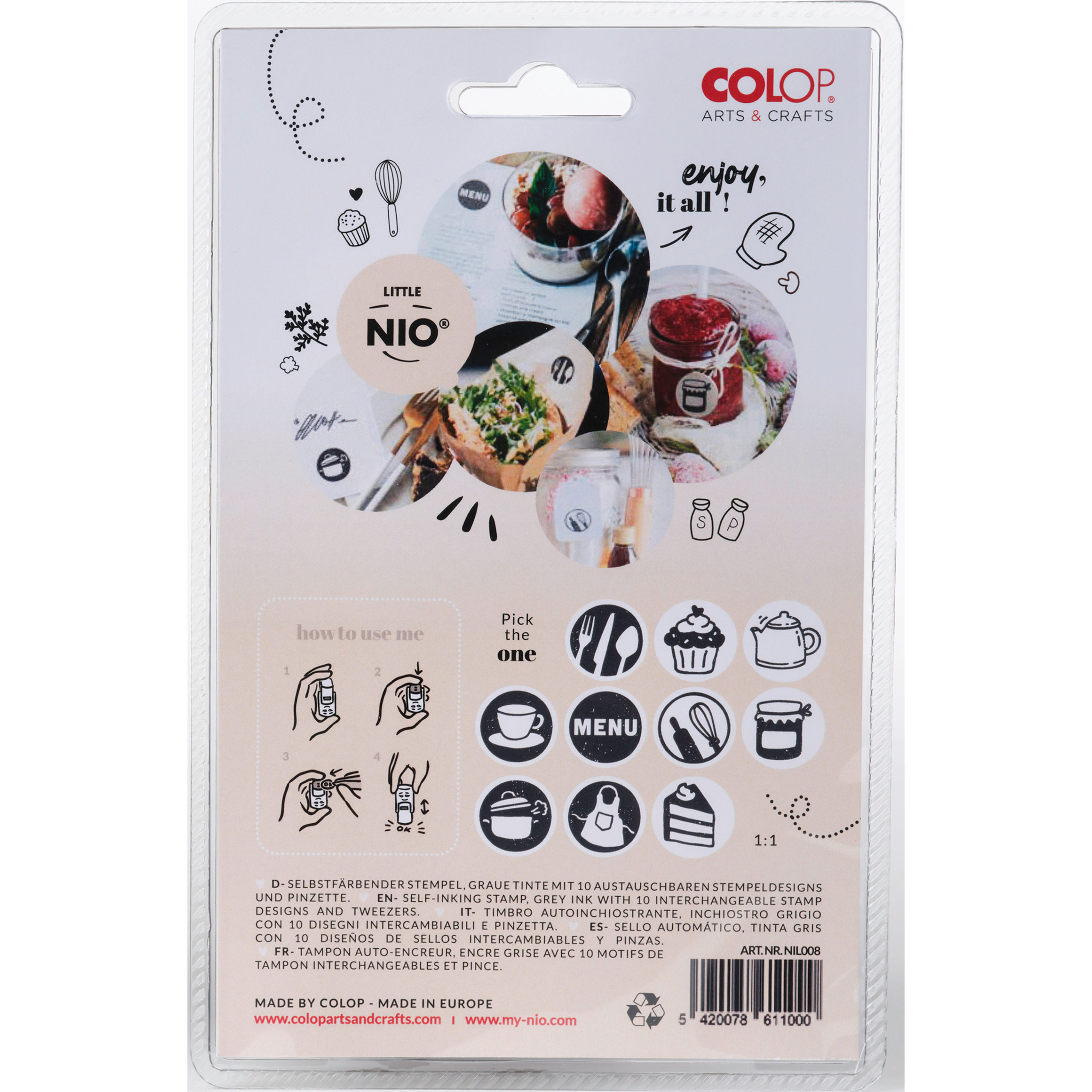 COLOP Tampo 154844 Little NIO Handmade cuisine
