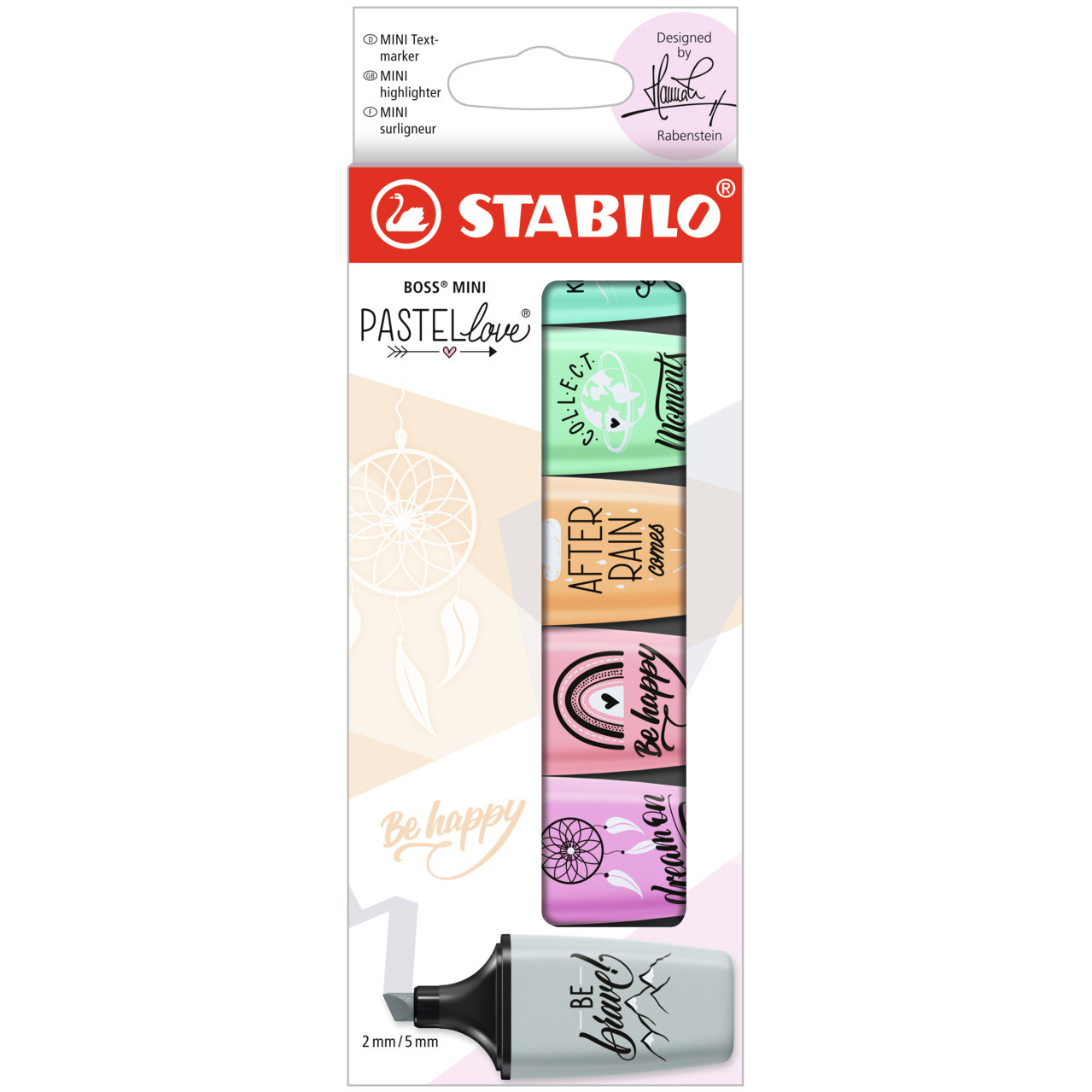 STABILO BOSS MINI Pastell 2.0 07/06-29 Étui 6 pcs.