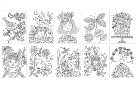 Livre de coloriage : Chameleon book Lori's garden
