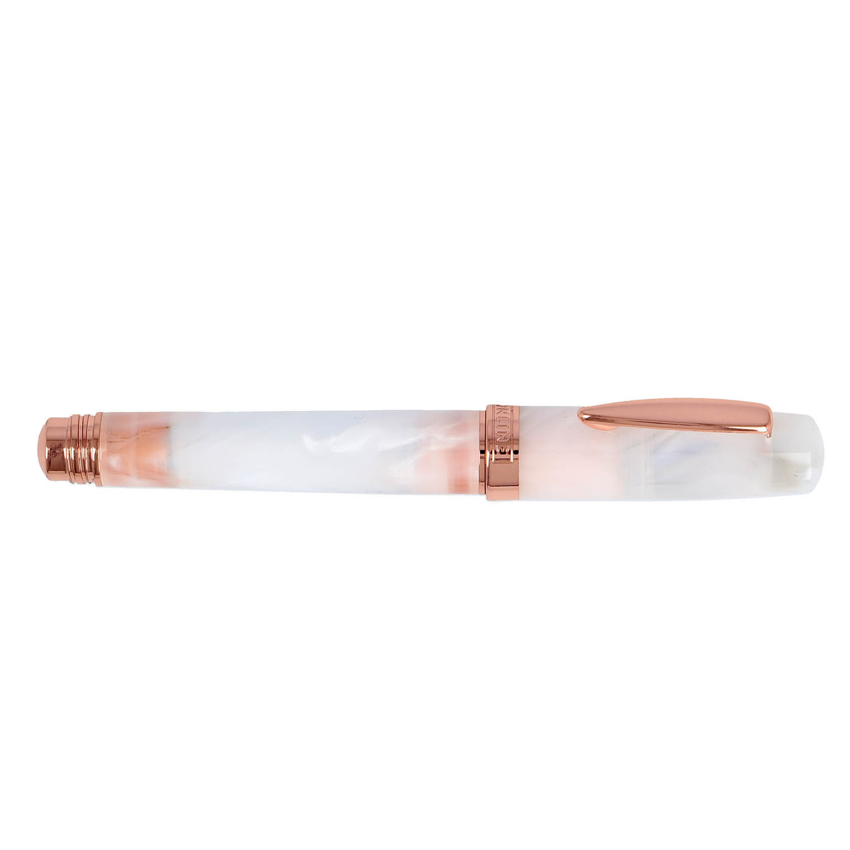 ONLINE Stylo plume Bohemian Art blanc rose