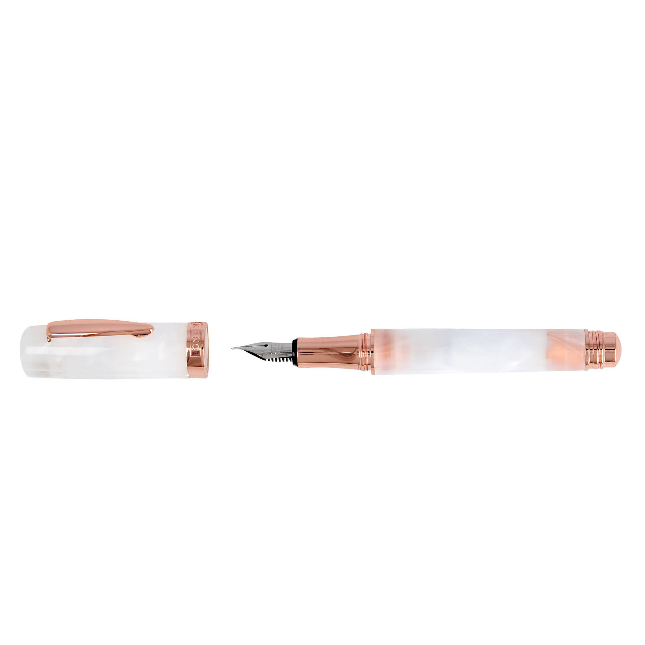ONLINE Stylo plume Bohemian Art blanc rose