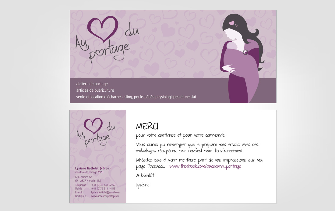 Carte de remerciements