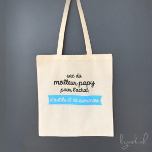Sac du meilleur papy pour l'achat d'outils et de sucreries