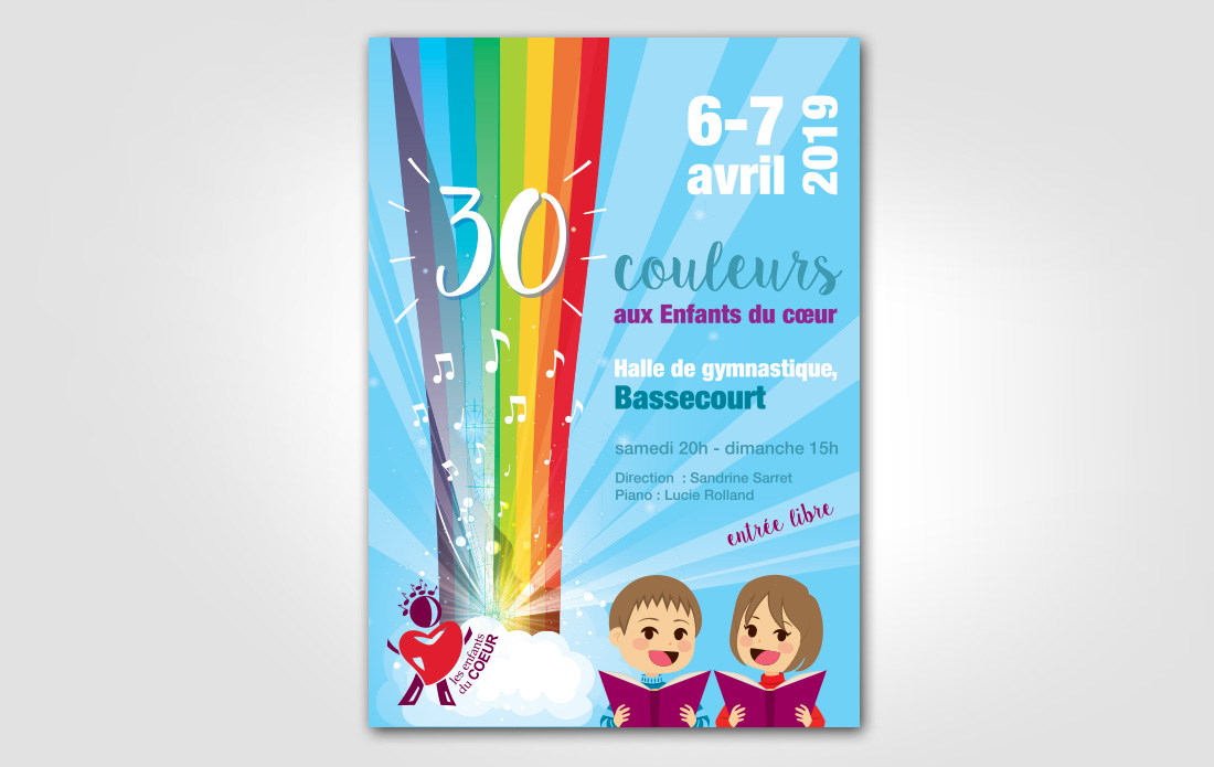 Affiche A2 Les Enfants du Coeur