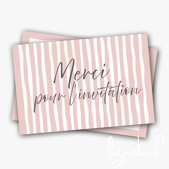 Mini Carte Merci Pour L Invitation Ligne K Mini Carte Merci Pour L Invitation Ligne K