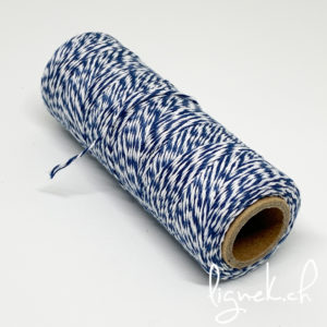 Ficelle Baker's twine bleu marine