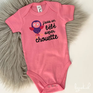 Body bébé super chouette