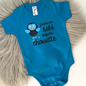 Body bébé super chouette