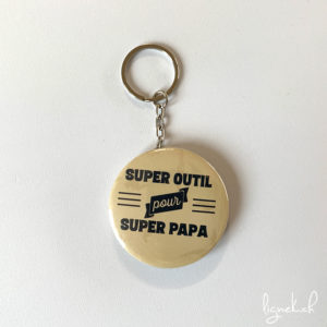 Porte-clé décapsuleur pour papa