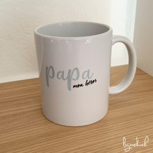 Tasse papa mon héros