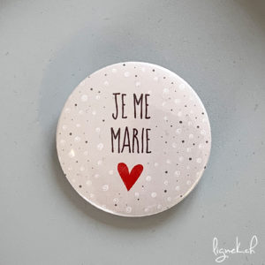 Badge pour enterrement de vie de jeune fille/garçon