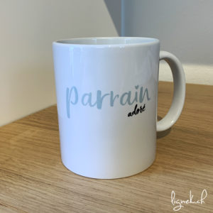 Tasse en céramique parrain adoré