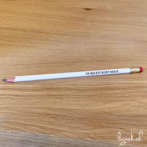 Crayon ce qui est écrit reste
