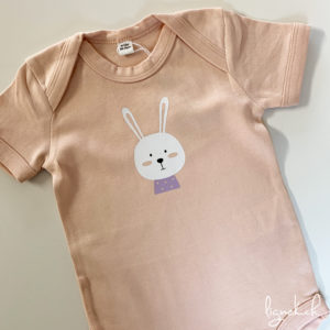 Body lapin rose pastel