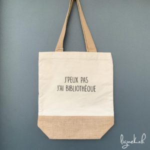 Sac j'peux pas j'ai bibliothèque