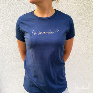 T-shirt EVJF la mariée