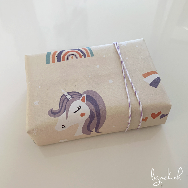 Papier cadeau licorne - Ligne K