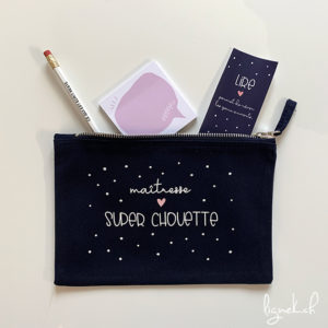 Ensemble cadeau maîtresse super chouette