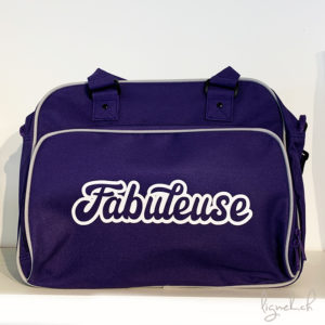 Sac vintage violet fabuleuse