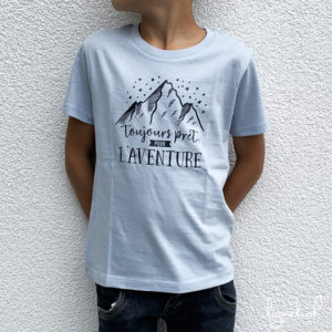 T-shirt toujours prêt pour l'aventure