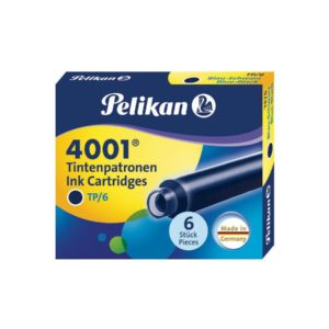 PELIKAN Encre 4001 TP/6 301184 bleu noir 6 pcs.