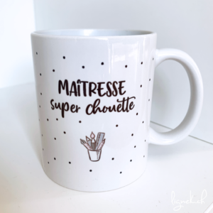Tasse maîtresse super chouette