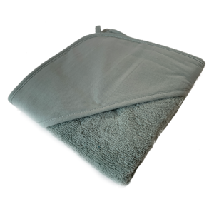Linge à capuche pour bébé vieux vert