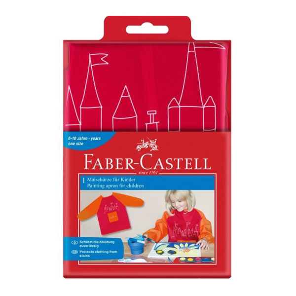 Tablier Faber-Castell rouge