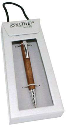ONLINE Stylo à bille M 31081/3D Mini Wood Pen Walnut