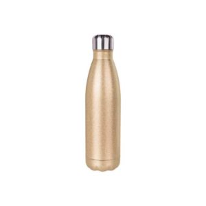 Bouteille 500ml - paillettes - or