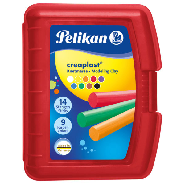 PELIKAN Plasticine Creaplast pâte à modeler rouge 300g 14 couleurs