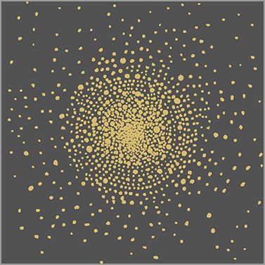 Serviettes en papier ppd 33x33 cm Gold Nuggets grey