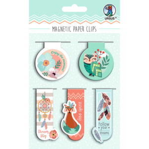 URSUS Magnetic Paper Clips Dream 43000001 4.5-6.5cm 5 pcs.