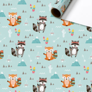 STEWO Papier cadeau Matz 2528619441 70x200cm bleu clair
