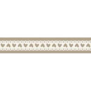 Ruban dentelle motif coeur Artoz