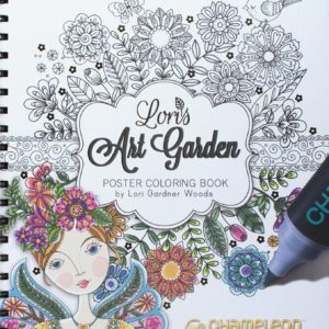 Livre de coloriage : Chameleon book Lori's garden