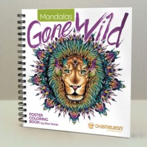 Livre de coloriage : Chameleon book Mandalas gone Wild