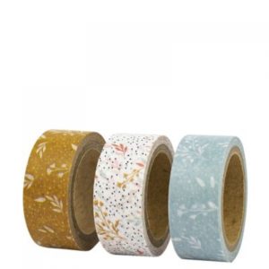 Washi tape jaune moutarde Artoz