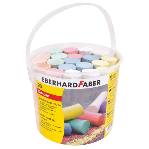 EBERHARD FABER Craie 526512 6 couleurs ass. 20 pcs.