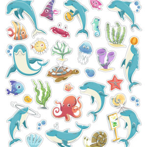URSUS Stickers vie marine